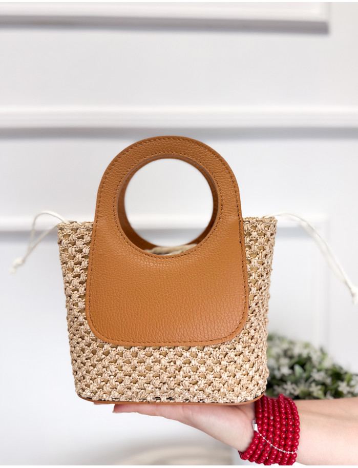 Bolso Piel Celot Camel