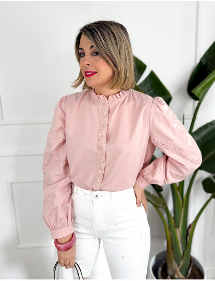 Camisa Jaipur Rosa