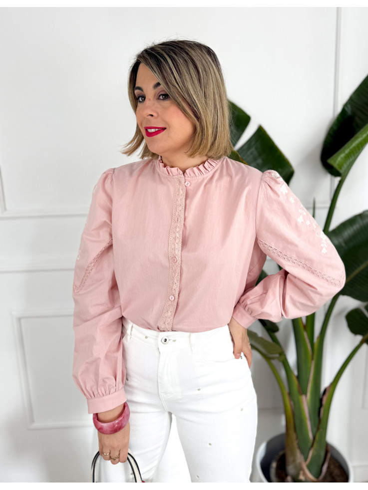 Camisa Jaipur Rosa