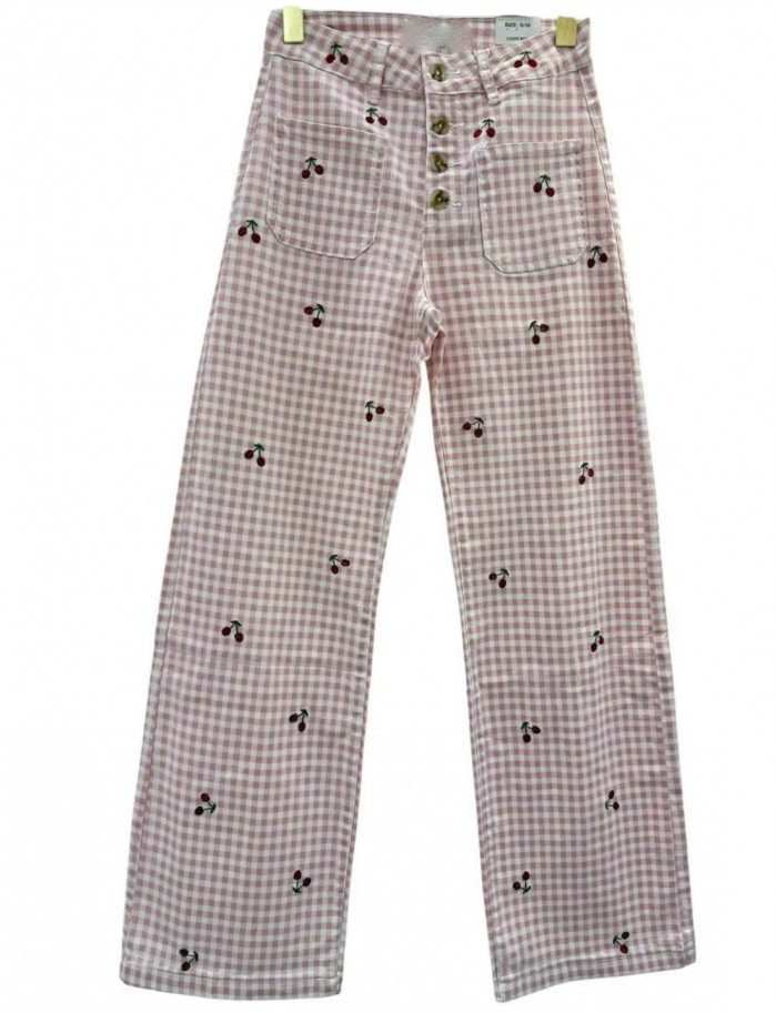 Pantalón Cherry Rosa