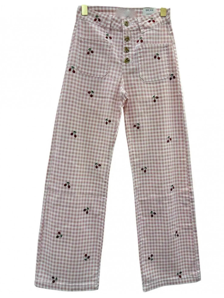 Pantalón Cherry Rosa