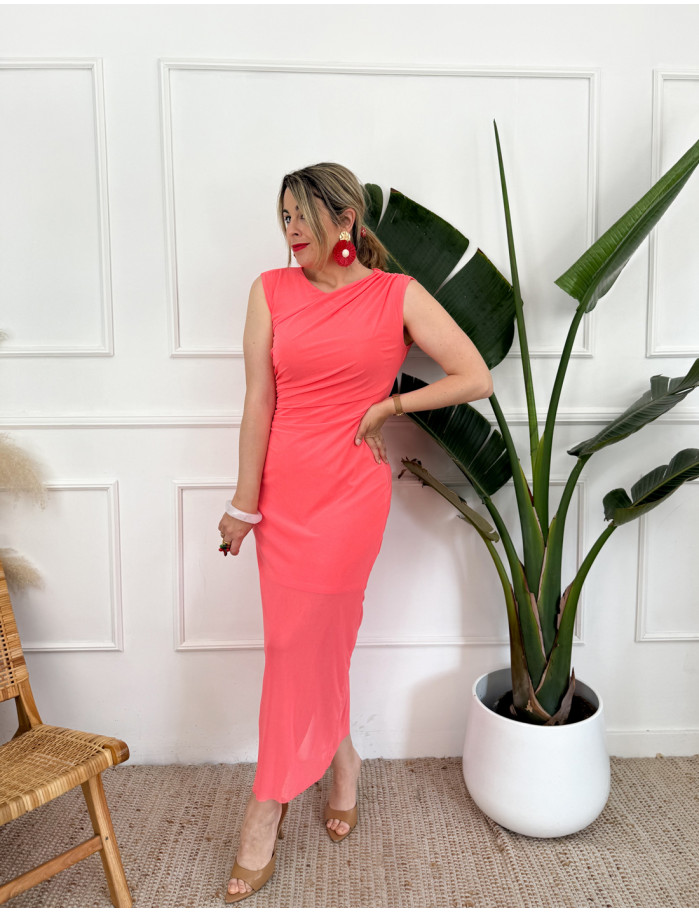Vestido Garance Coral 2