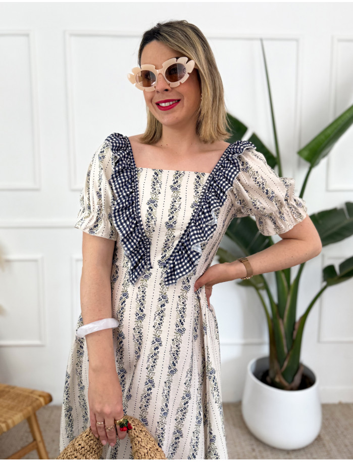 Vestido Jazmín Azul 2