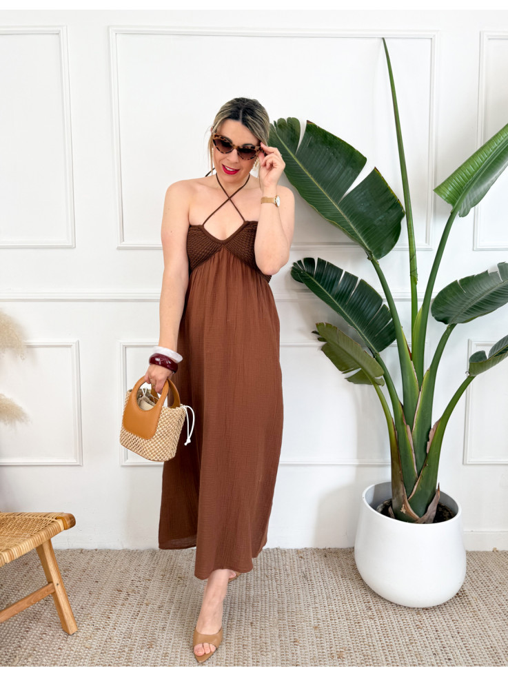 Vestido Nelia Choco