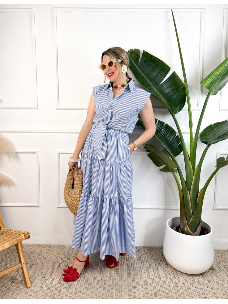 Vestido Chambray