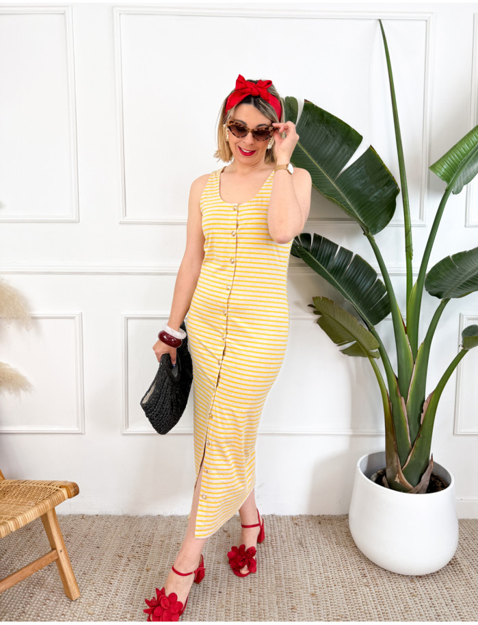 Vestido Damila Amarillo 2
